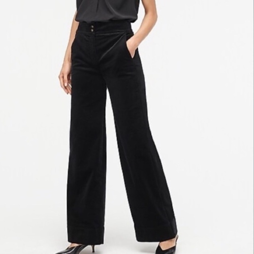 J Crew Frankie Wide Leg Corduroy Pants